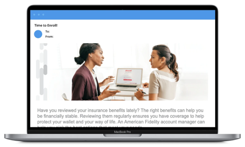 Sample Time to Enroll Email